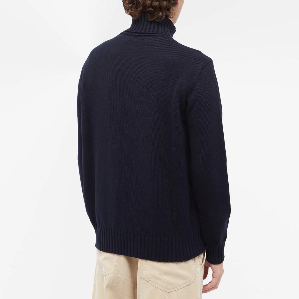 Stone Island Men's Turtle Neck Knit Navy Blue